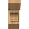 Ekena Millwork Merced Slat Rough Sawn Bracket w/ Offset Brace, Western Red Cedar, 8"W x 20"D x 20"H BKT0806X20X20MRC06RWR - alternate 2